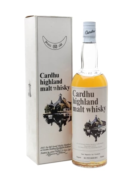 Cardhu 12 Year Old - 1960s ml bottle - Scotch Whisky whisky