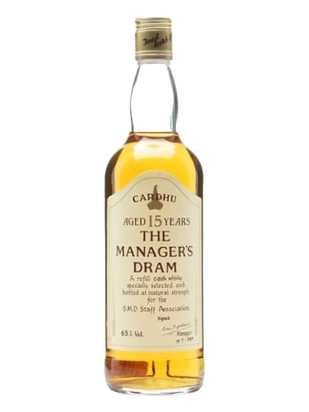 Cardhu 15 Year Old - The Manager's Dram ml bottle - Scotch Whisky whisky