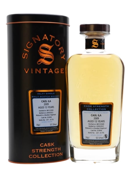 caol ila 2009 13 year old signatory 700ml bottle - Scotch Whisky whisky