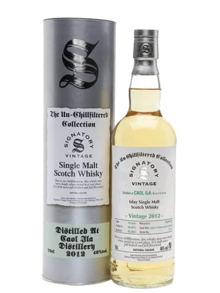 caol ila 2012 10 year old bourbon cask signatory 700ml bottle - Scotch Whisky whisky