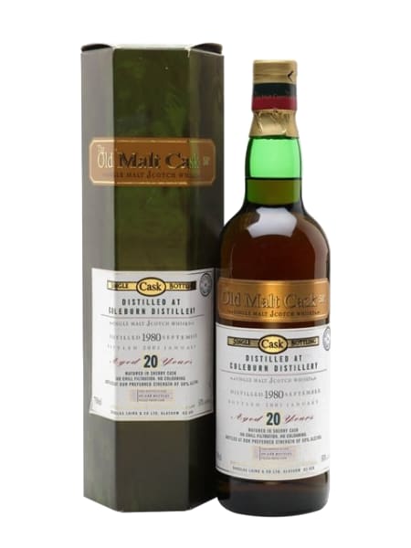 Coleburn 1980 20 Year Old Sherry Cask - Old Malt Cask (Hunter Laing) 700ml bottle - Scotch Whisky whisky