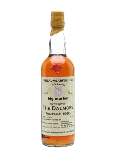 Dalmore 35 Year Old 1965 (Big Market) 700ml bottle - Scotch Whisky whisky