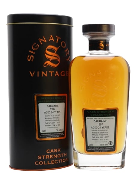 Dailuaine 24 Year Old 1997 (cask 6026 & 6027) - Cask Strength Collection (Signatory)	 700ml bottle - Scotch Whisky whisky