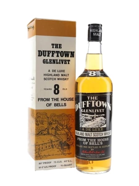 Dufftown-Glenlivet 8 Year Old - 1970s 1000ml bottle - Scotch Whisky whisky