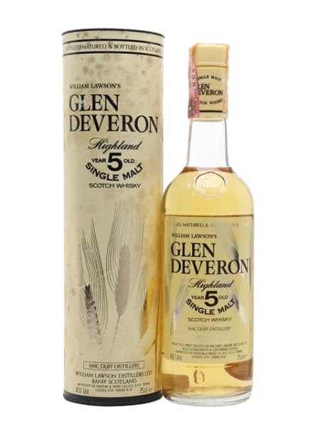 glen deveron 5 year old bot.1980s ml bottle - Scotch Whisky whisky