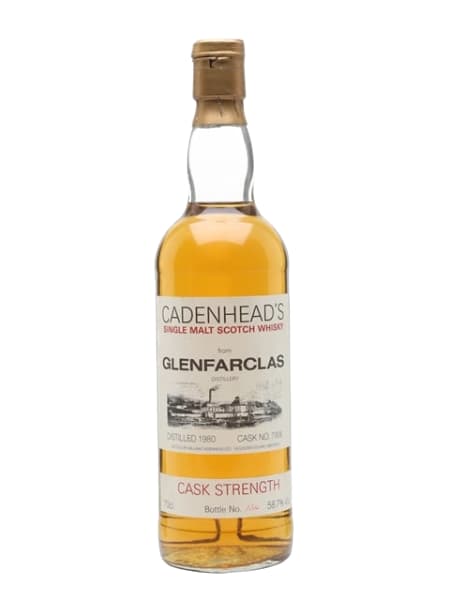 glenfarclas 1980 cask #7906 cadenhead's 700ml bottle - Scotch Whisky whisky