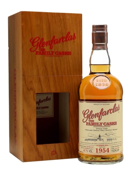 Glenfarclas 1954 (cask 1260) Family Cask Summer 2014 Release 700ml bottle - Scotch Whisky whisky