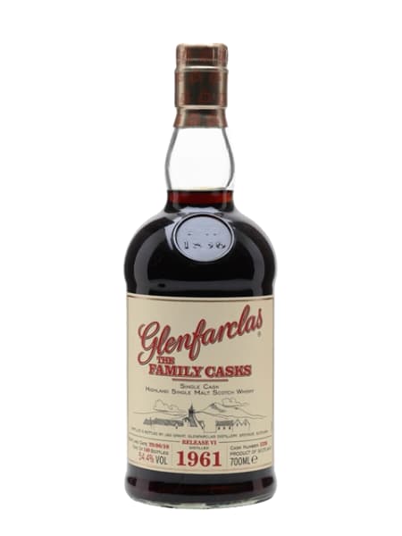 glenfarclas 1961 family casks vi sherry hogshead #1326 700ml bottle - Scotch Whisky whisky