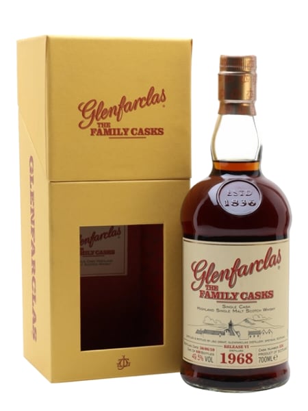 Glenfarclas 1968 Family Casks VI (Cask 534) Sherry Butt 700ml bottle - Scotch Whisky whisky