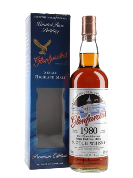 glenfarclas 1980 26 year old christmas single malt cask #11062 700ml bottle - Scotch Whisky whisky
