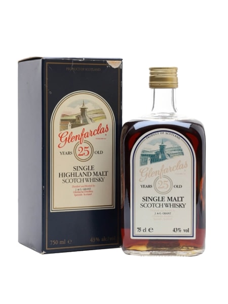 glenfarclas 25 year old bot.1980s ml bottle - Scotch Whisky whisky