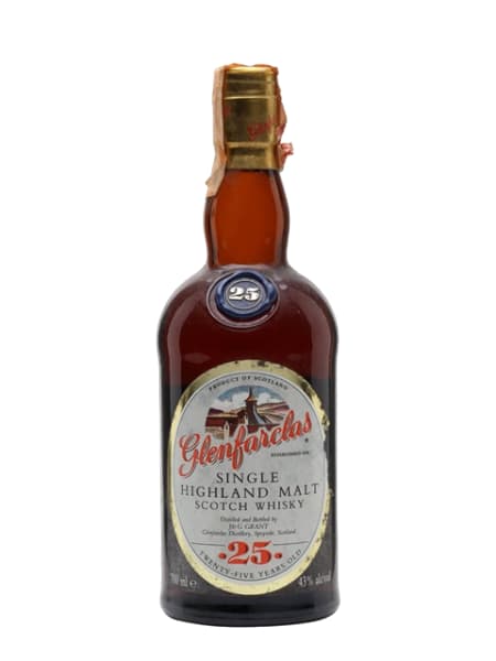 glenfarclas 25 year old bot.1990s 700ml bottle - Scotch Whisky whisky
