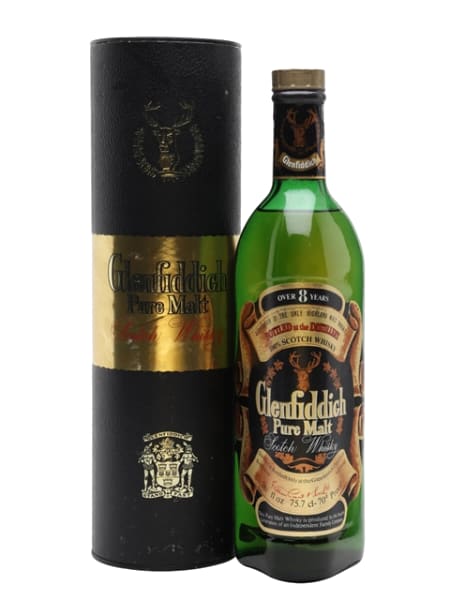 Glenfiddich 8 Year Old - 1970s ml bottle - Scotch Whisky whisky
