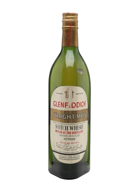 Glenfiddich Straight Malt - 1960s ml bottle - Scotch Whisky whisky