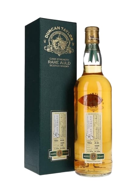 Glen Grant 31 Year Old 1974 - Rare Auld (Duncan Taylor) 700ml bottle - Scotch Whisky whisky