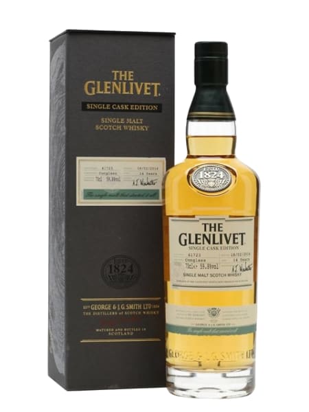 Glenlivet 14 Year Old - Conglass Single Cask 700ml bottle - Scotch Whisky whisky