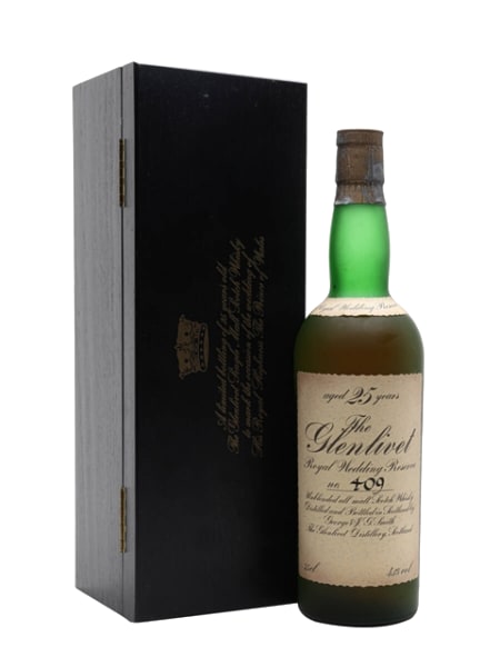 Glenlivet 25 Year Old - Royal Wedding Reserve ml bottle - Scotch Whisky whisky