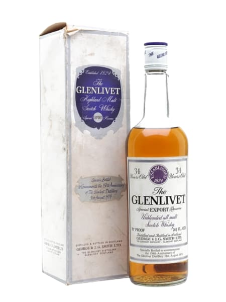Glenlivet 34 Year Old - 150th Anniversary ml bottle - Scotch Whisky whisky