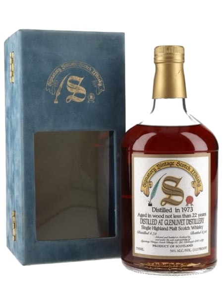 Glenlivet 1973 22 Year Old - (Signatory) ml bottle - Scotch Whisky whisky