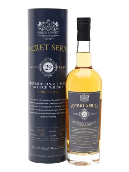 the secret series no.2 1992 (glenlivet) 29 year old vintage bottlers 700ml bottle - Scotch Whisky whisky