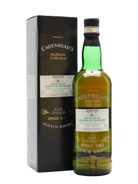 glenlochy 1977 20 year old cadenhead's 700ml bottle - Scotch Whisky whisky