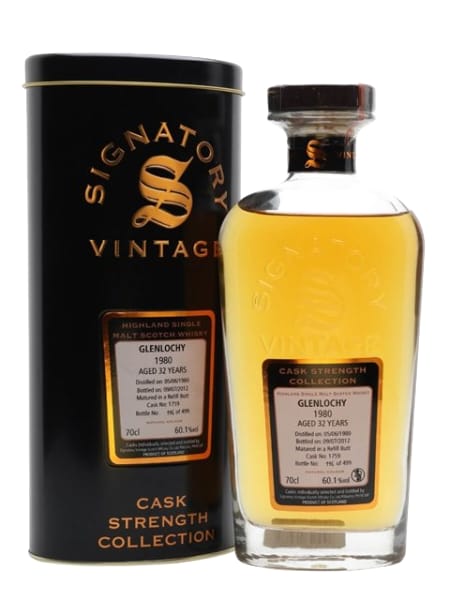 Glenlochy 32 Year Old 1980 (cask 1759) - Cask Strength Collection (Signatory) 700ml bottle - Scotch Whisky whisky