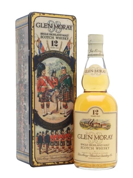Glen Moray 12 Year Old - The Queen's Own Cameron - 1980s 700ml bottle - Scotch Whisky whisky