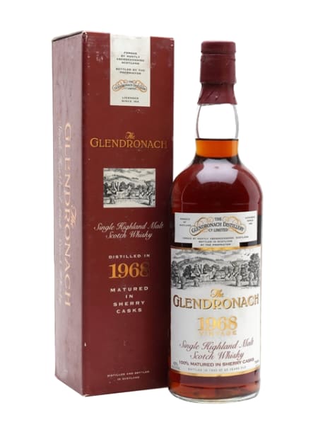 Glendronach 1968 25 Year Old (Bottled 1993) Sherry Cask ml bottle - Scotch Whisky whisky