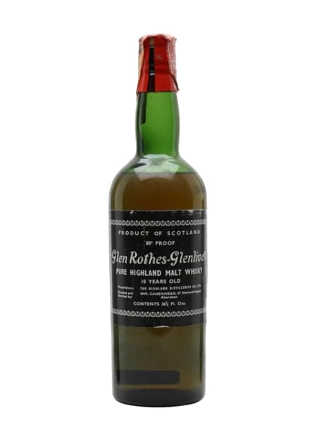 Glenrothes-Glenlivet 10 Year Old (Cadenhead's) - 1960s ml bottle - Scotch Whisky whisky