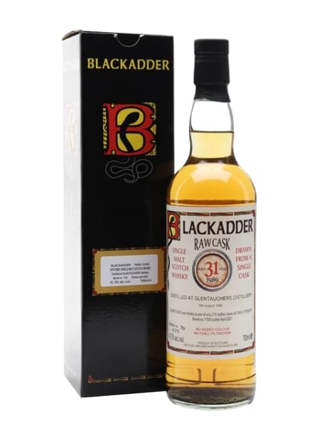 Glentauchers 31 Year Old 1989 (Blackadder) 700ml bottle - Scotch Whisky whisky