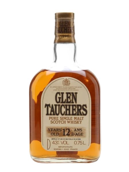 Glentauchers 12 Year Old - 1980s ml bottle - Scotch Whisky whisky