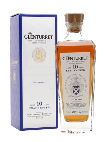 glenturret 10 year old peat smoked 2023 release 700ml bottle - Scotch Whisky whisky