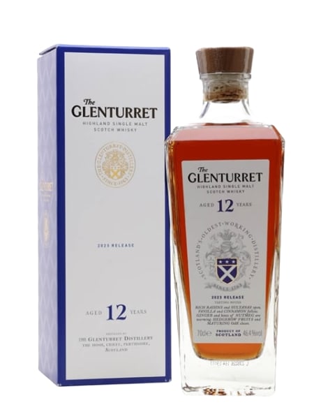 glenturret 12 year old 2023 release 700ml bottle - Scotch Whisky whisky