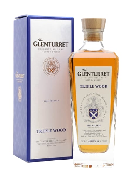 glenturret triple wood 2023 release 700ml bottle - Scotch Whisky whisky