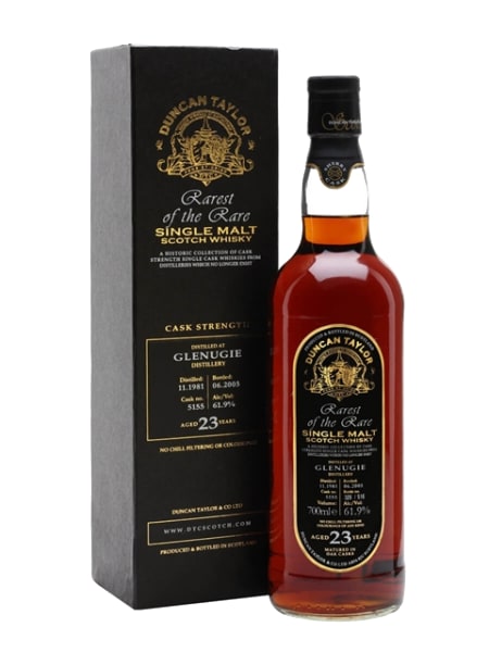 glenugie 1981 23 year old duncan taylor sherry cask #5155 700ml bottle - Scotch Whisky whisky