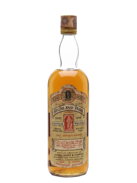 Highland Park 5 Year Old - 1960s ml bottle - Scotch Whisky whisky