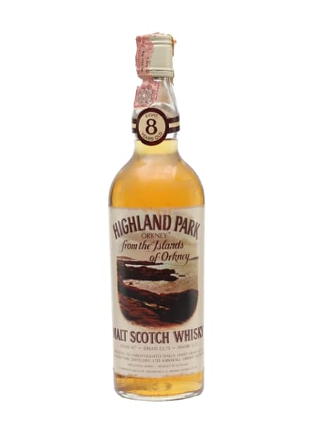 Highland Park 8 Year Old - 1970s ml bottle - Scotch Whisky whisky