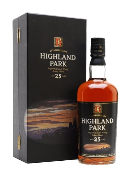 Highland Park 25 Year Old - 1990s 700ml bottle - Scotch Whisky whisky