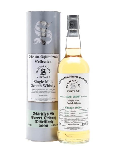 secret orkney 2009 13 year old signatory 700ml bottle - Scotch Whisky whisky