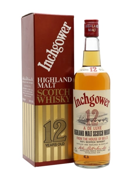 inchgower 12 year old bot.1980s ml bottle - Scotch Whisky whisky