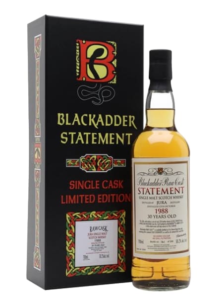 Jura 30 Year Old 1988 - Blackadder 700ml bottle - Scotch Whisky whisky