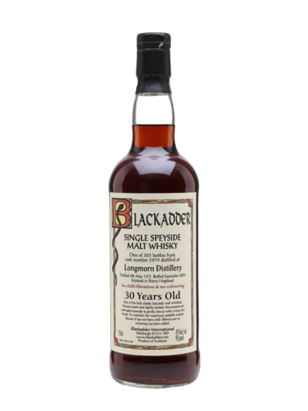 Longmorn 30 Year Old 1973 Sherry Cask (Blackadder) ml bottle - Scotch Whisky whisky