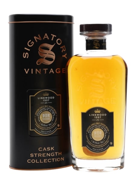 linkwood 1997 25 year old signatory for the whisky exchange 700ml bottle - Scotch Whisky whisky