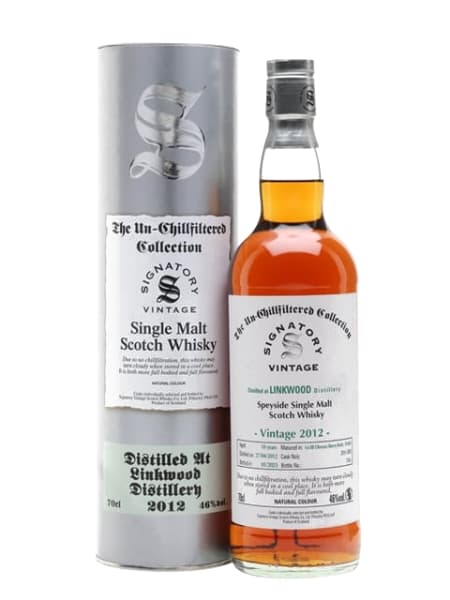 linkwood 2012 10 year old signatory 700ml bottle - Scotch Whisky whisky