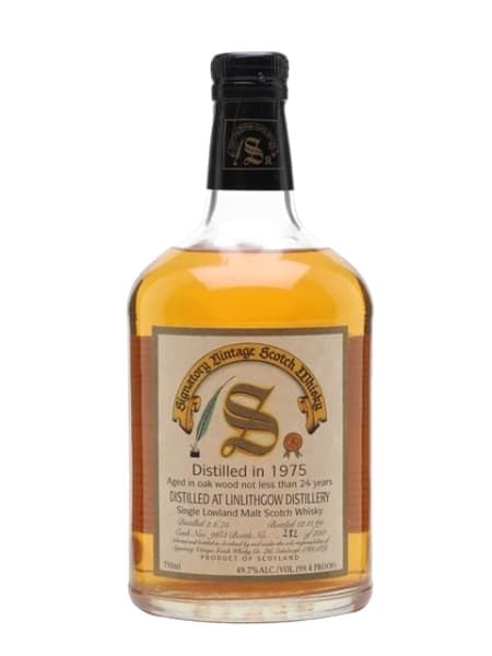 Linlithgow 24 Year Old 1975 (cask 9613) - Signatory ml bottle - Scotch Whisky whisky