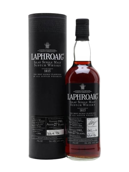 Laphroaig 27 Year Old 1981 Sherry Cask 700ml bottle - Scotch Whisky whisky