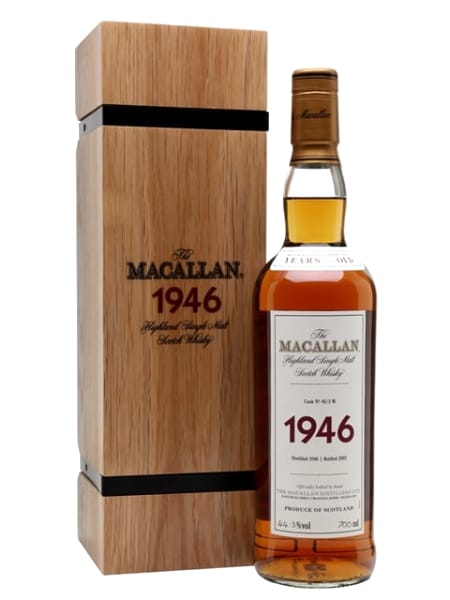 macallan 1946 56 year old fine & rare 700ml bottle - Scotch Whisky whisky