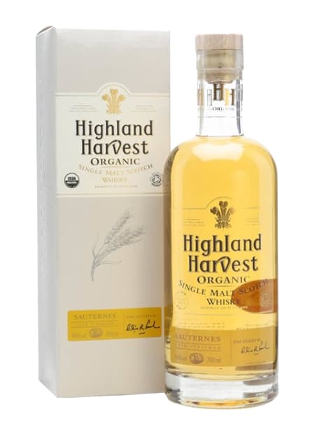 Highland Harvest Organic Sauternes Finish 700ml bottle - Scotch Whisky whisky