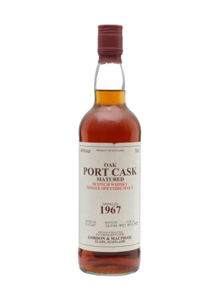 port cask 1967 bot.1994 gordon & macphail 700ml bottle - Scotch Whisky whisky