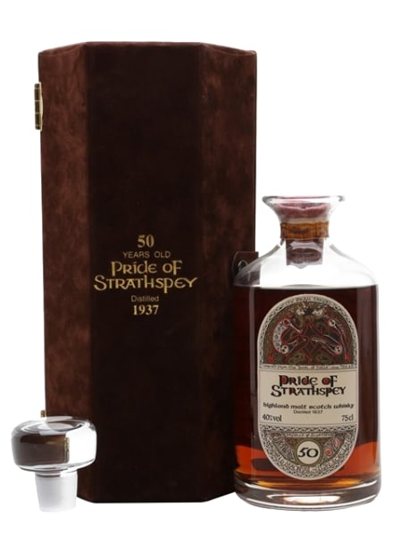 Pride of Strathspey 50 Year Old 1937 - Crystal Decanter ml bottle - Scotch Whisky whisky